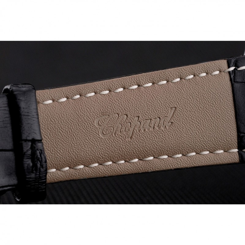 Chopard Mille Miglia GTS Blue Dial Black Leather Bracelet 1453998-5