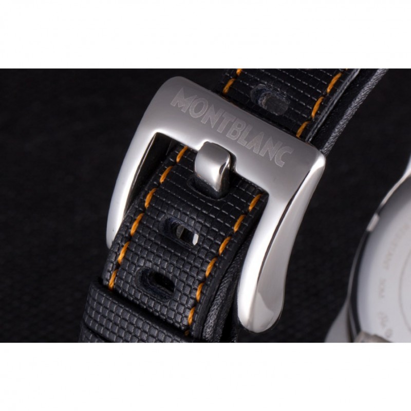 High End Replica Watches Montblanc Timewalker Hemispheres Leather Strap 621625-7