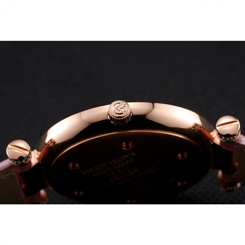 Franck Muller Double Mistery 4 Saisons White Dial Rose Gold Case Light Pink Leather Strap-8