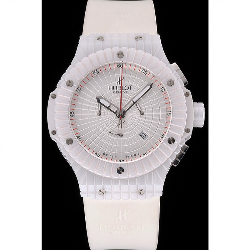 Cheap Hublot Big Bang Caviar White Dial-1
