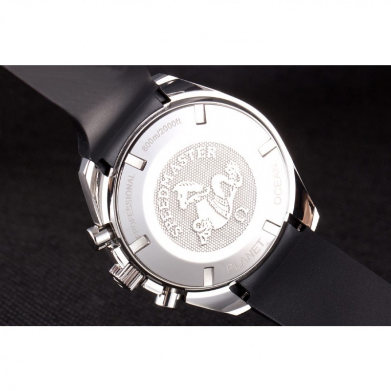Omega Speedmaster Black Rubber Bracelet White Dial 801422-7