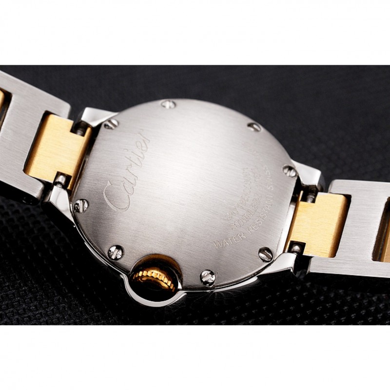 Cartier Ballon Bleu 30mm White Dial Stainless Steel Case Two Tone Bracelet-6