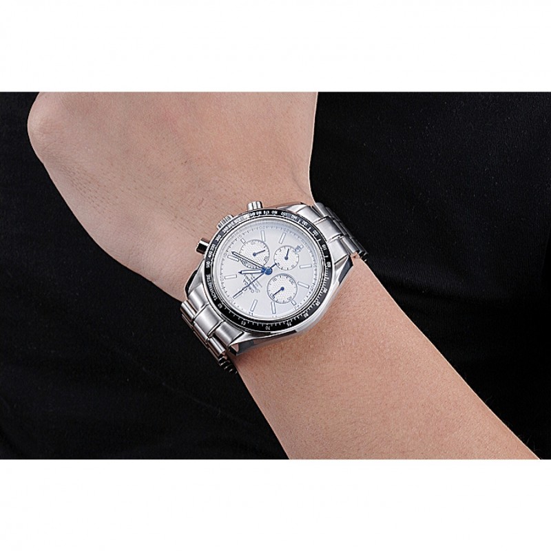 Omega Speedmaster White Dial Stainless Steel Strap 622049-7