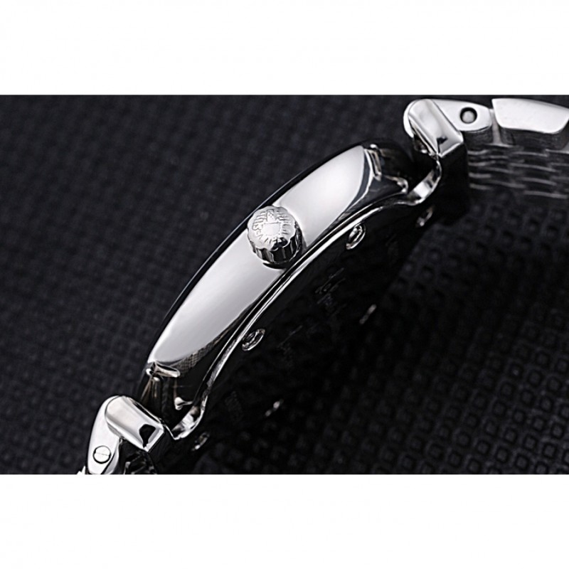 Luxury Replica Watches Longines La Grande Classique Stainless Steel Black Dial Diamond Markers Femme 622112-8