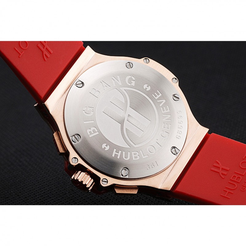 Hublot Big Bang Red Strap Red Dial Watch 98069-8