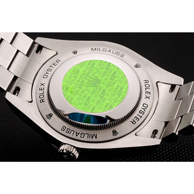 Swiss Rolex Day-Date Black Dial Diamond Case Diamond Numerals Stainless Steel Bracelet 1453966-6