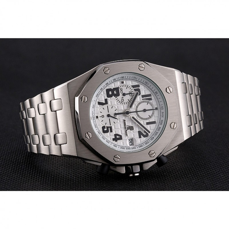 Audemars Piguet Royal Oak Offshore White Dial Stainless Steel Case And Bracelet-3