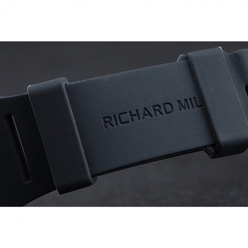 Richard Mille Tourbillon Skull RM 052 Black Case Black Rubber Bracelet 1454260-6