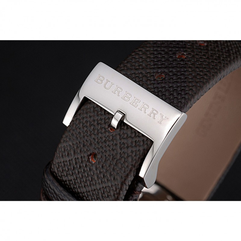 Burberry The City Classic Chronograph Brown Dial Smoked Trench Bracelet 622571-8