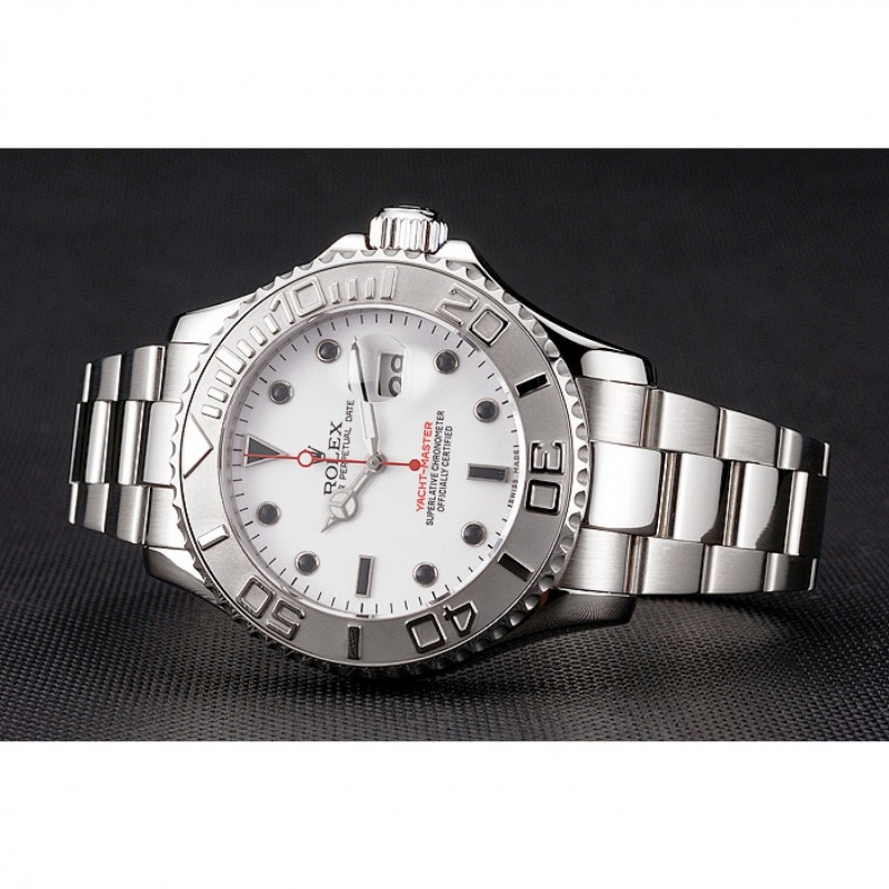 Rolex Yacht-Master White Dial Stainless Steel Case And Bracelet-2