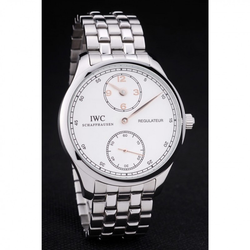 IWC Regulateur White Dial Stainless Steel Bracelet-2