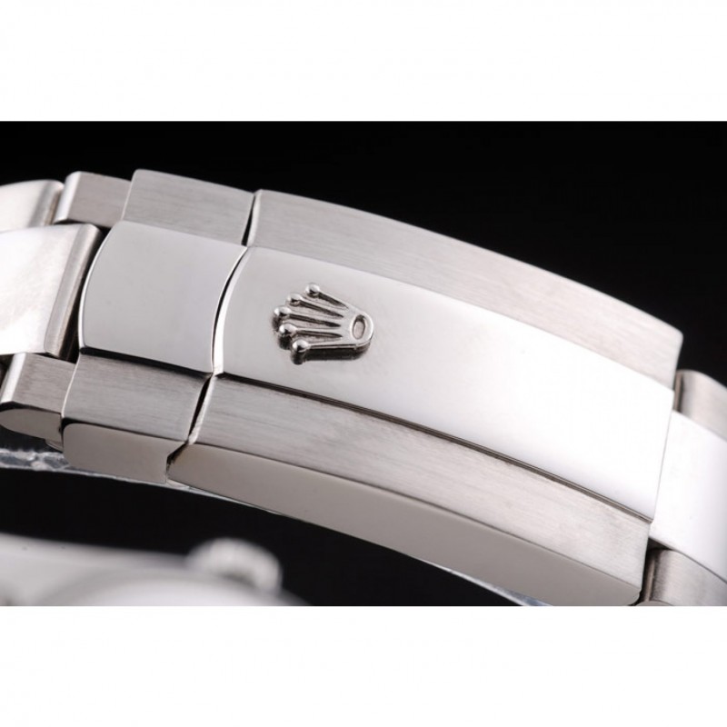 Rolex Datejust Stainless Steel Silver Flowers Dial Diamond Plated rl305-5