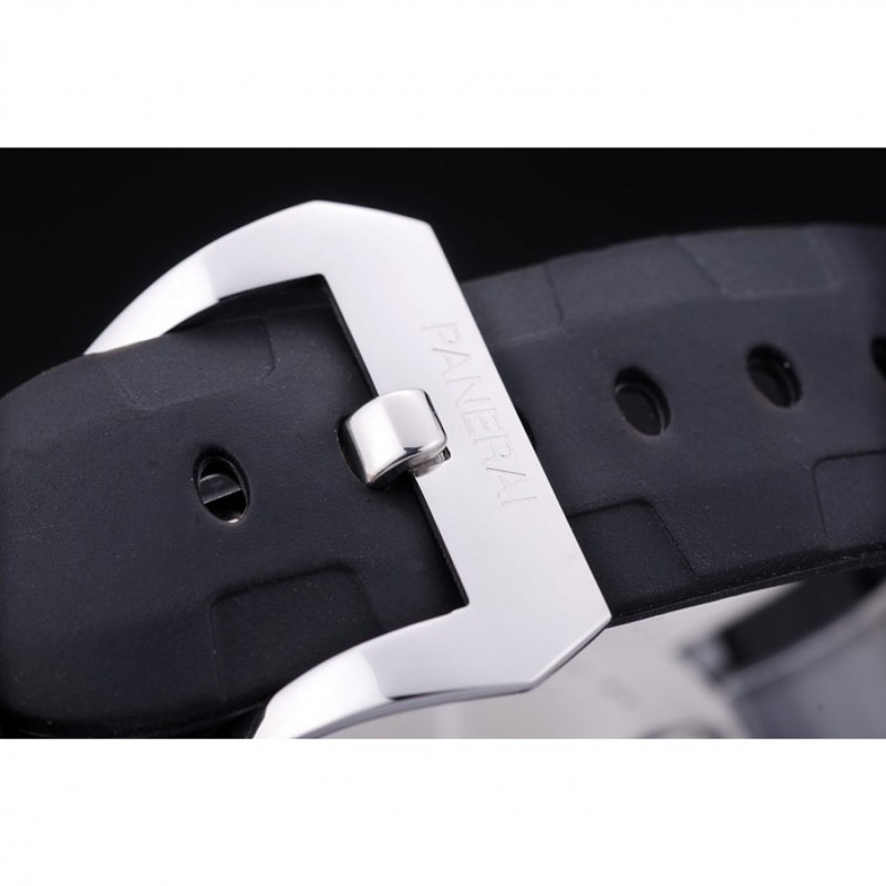Panerai Luminor Submersible Black Dial Black Rubber Bracelet-5