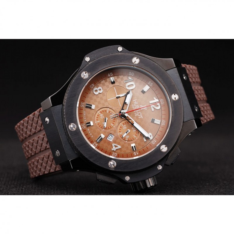 Hublot Big Bang King Cappuccino Black Dial Watch-3