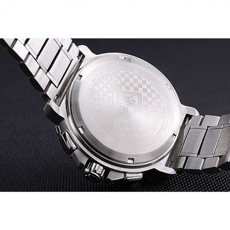 Tag Heuer Formula 1 Calibre 16 Chronograph Black Dial Two Tone Stainless Steel Band 622413-4