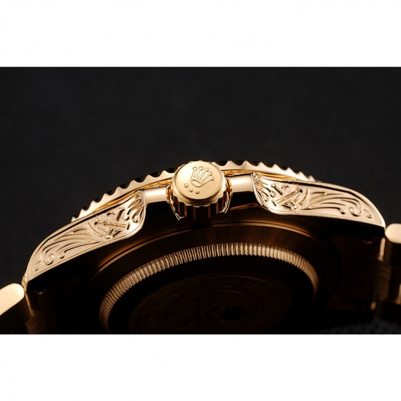 Rolex Submariner Skull Limited Edition Black Dial Gold Case And Bracelet 1454071-8