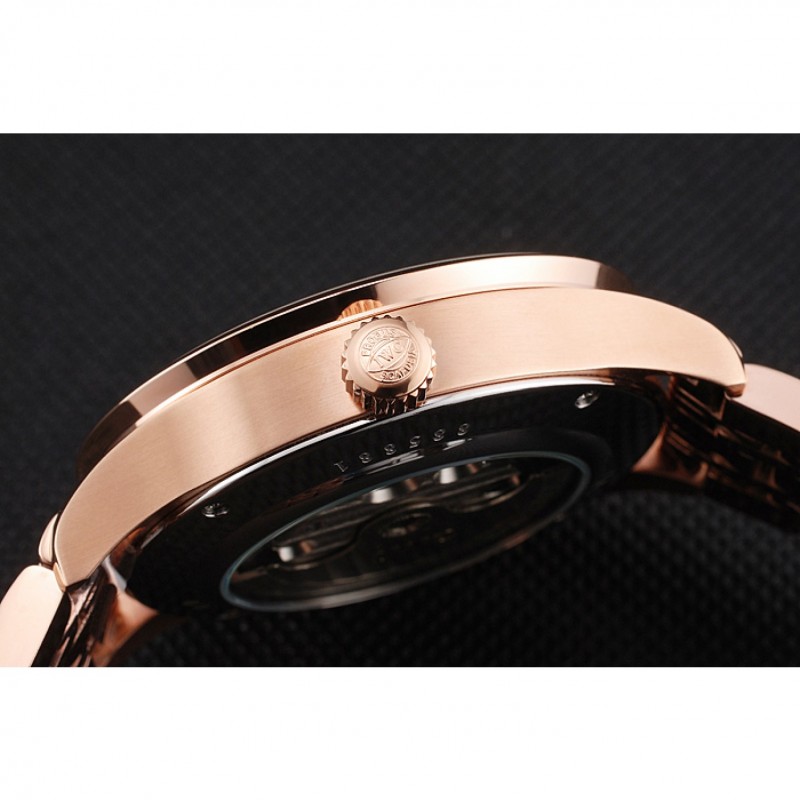 IWC Portugieser Tourbillon White Dial Rose Gold Numerals Rose Gold Case And Bracelet-8