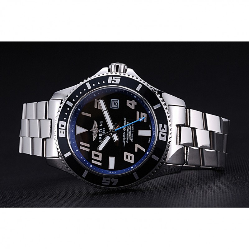 Breitling Superocean 44 Abyss Blue Accents Stainless Steel Bracelet 622506-4