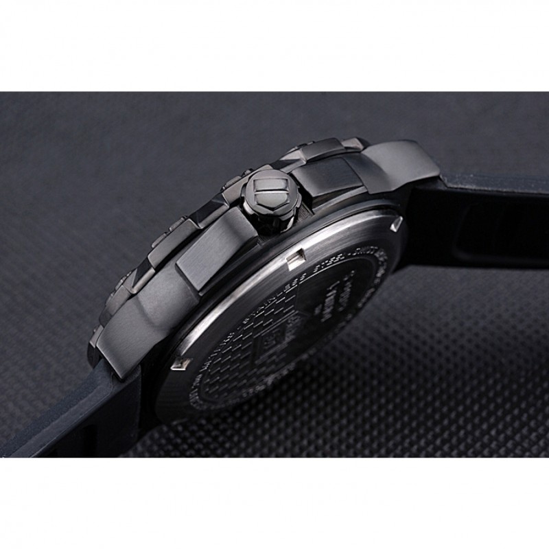 Best Tag Heuer Formula One Grande Date Black Dial Rubber Bracelet 622275-8
