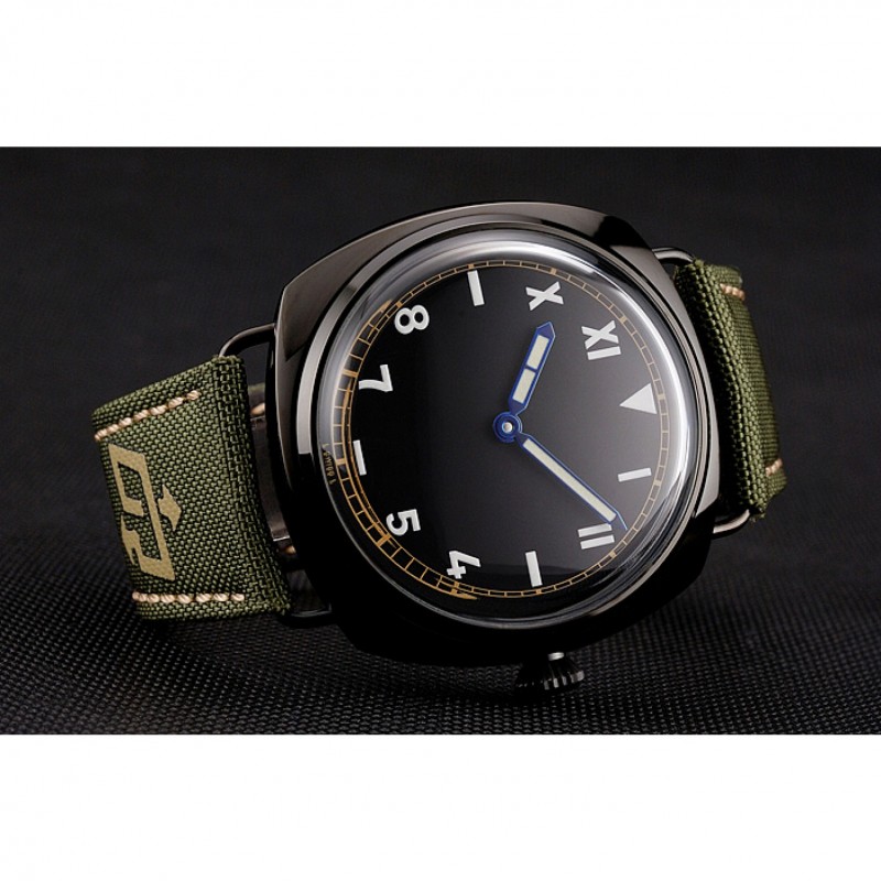Panerai Radiomir California 3 Days Black Dial Green Bracelet 1454018-2