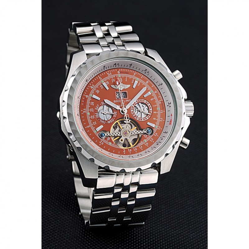 Breitling Bentley Mulliner Tourbillon Brown Dial Stainless Steel Case And Bracelet 622733-2