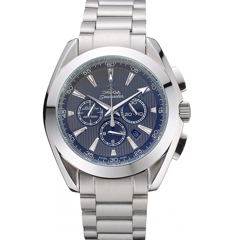 Omega Seamaster Aqua Terra Chronograph Teak-Grey Dial Stainless Steel Bracelet 622527-0