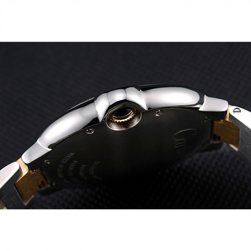 Swiss Cartier Ballon Bleu 42mm Silver Dial Stainless Steel Case Two Tone Gold Bracelet 622877-8