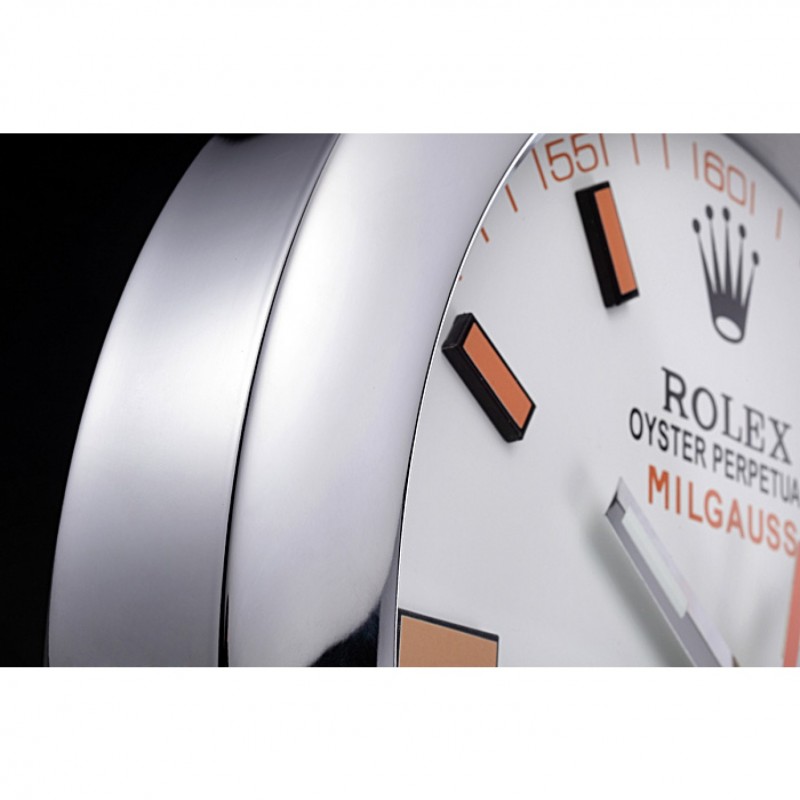 Rolex Milgauss Wall Clock Silver 621910-4