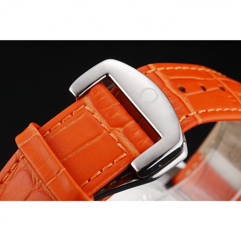 Omega Seamaster Planet Ocean Co-axial Orange Case Black Dial 98100-7