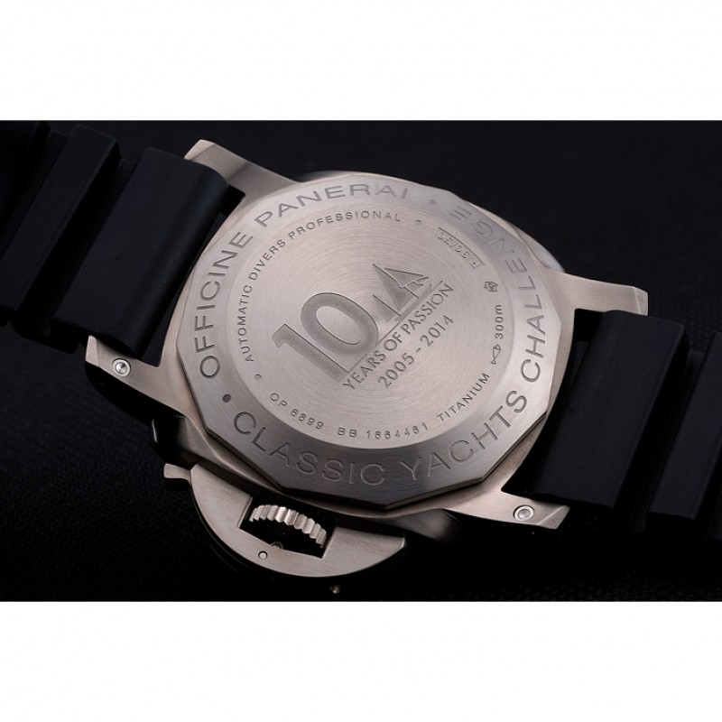 Best Replica Watches Swiss Panerai Luminor Submersible Black Dial Stainless Steel Case Black Rubber Strap-7