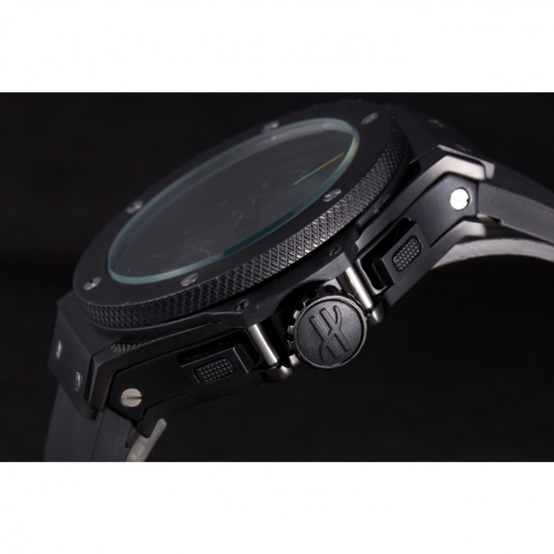 Luxury Replica Watches Hublot Limited Edition Ayrton Senna Black Dial Watch-5