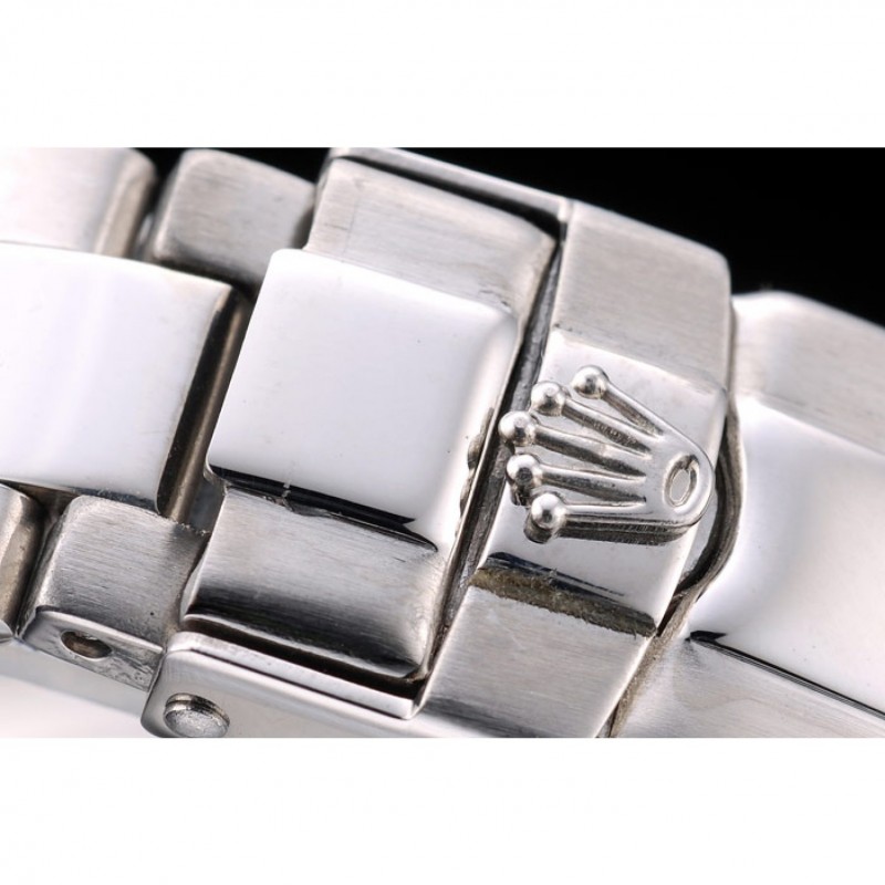 Rolex Daytona Lady Stainless Steel Case White Dial Tachymeter-4