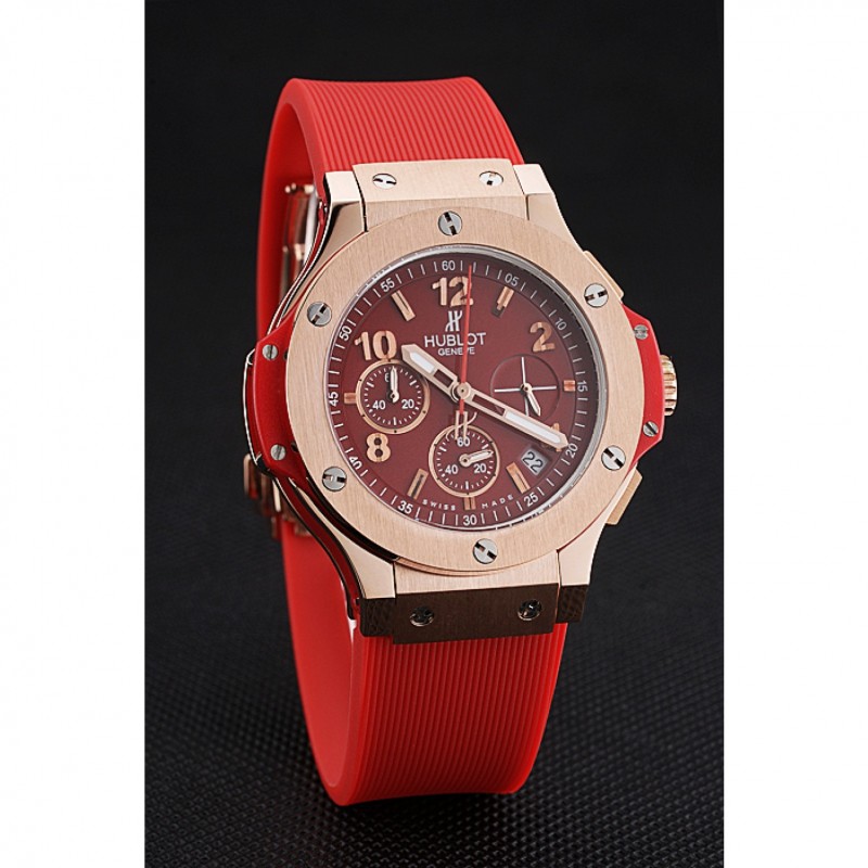 Hublot Big Bang Red Strap Red Dial Watch 98069-2