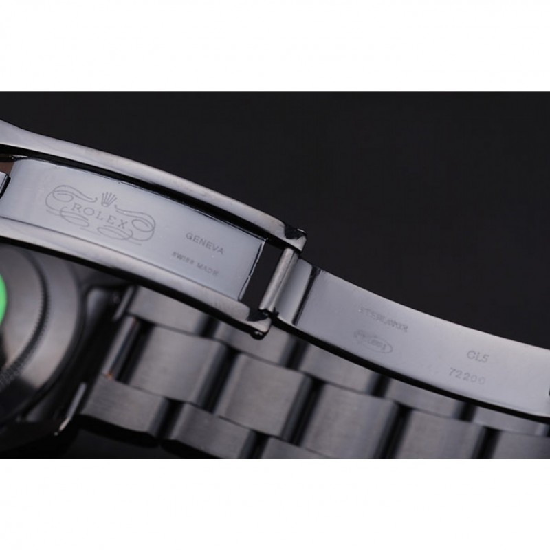 Rolex Milgaus Bamford Ion Plated Stainless Steel Bezel Black Dial 7476-6