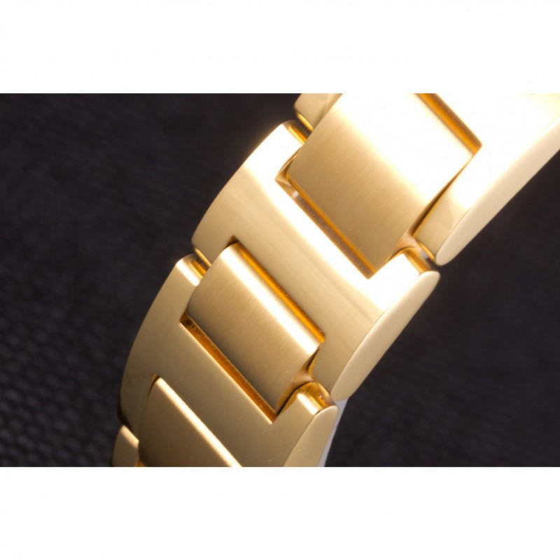 Cartier Ballon Bleu 42mm White Dial Gold Case And Bracelet-6
