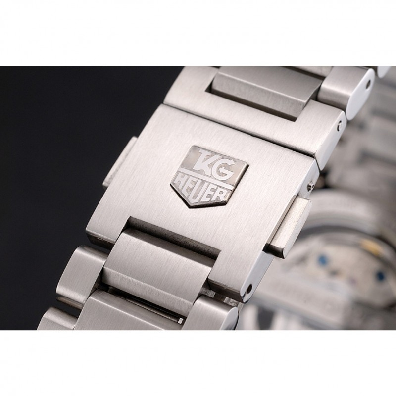 AAA Tag Heuer Swiss Carrera Tachymeter Bezel Stainless Steel White Dial-6