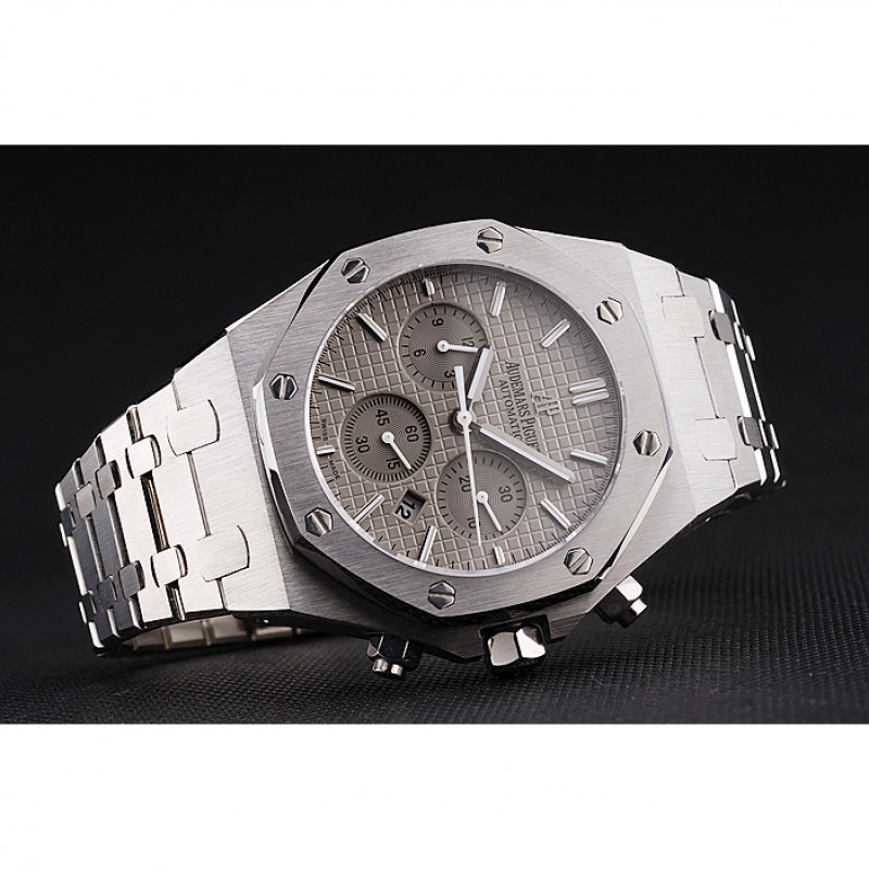 Swiss Audemars Piguet Royal Oak Chronograph Grey Dial Stainless Steel Case And Bracelet 622869-4