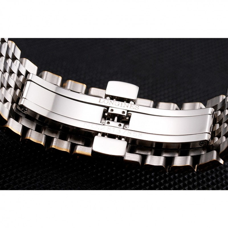 Swiss Longines Grande Classique White Dial Gold Case Two Tone Bracelet-6