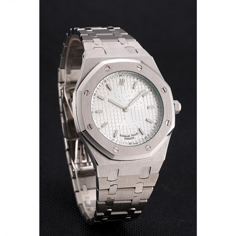 Audemars Piguet Royal Oak Fondation White Dial Stainless Steel Case And Bracelet-2