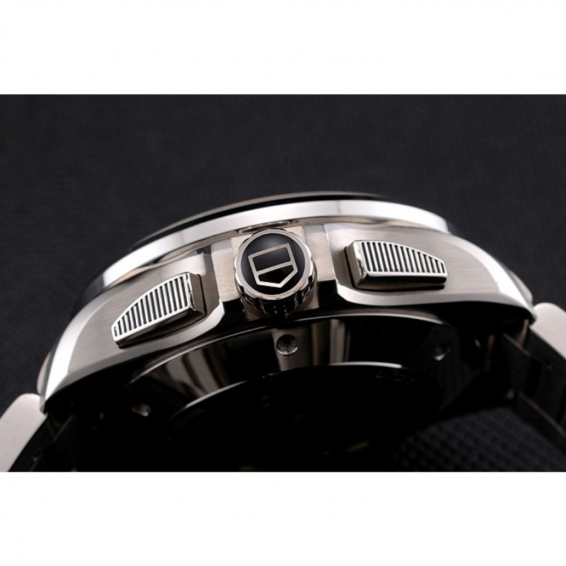 AAA Tag Heuer Swiss Carrera Tachymeter Bezel Stainless Steel White Dial-8