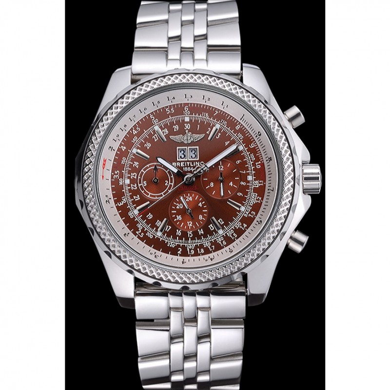 Breitling Bentley 6.75 Speed Bronze Dial Stainless Steel Case And Bracelet 622213-1
