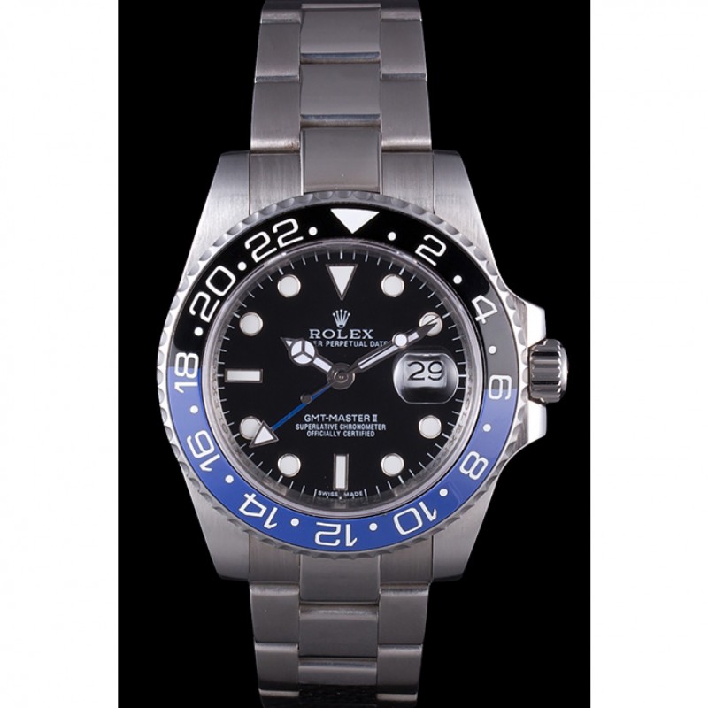 Rolex GMT MASTER II BLACK/BLUE BEZEL 2013 rl431 621393-0