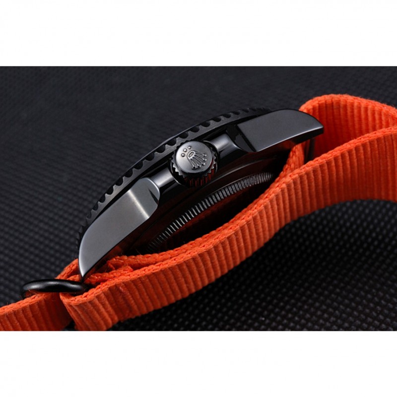 Rolex Stealth Submariner Orange Nylon Strap 622011-8