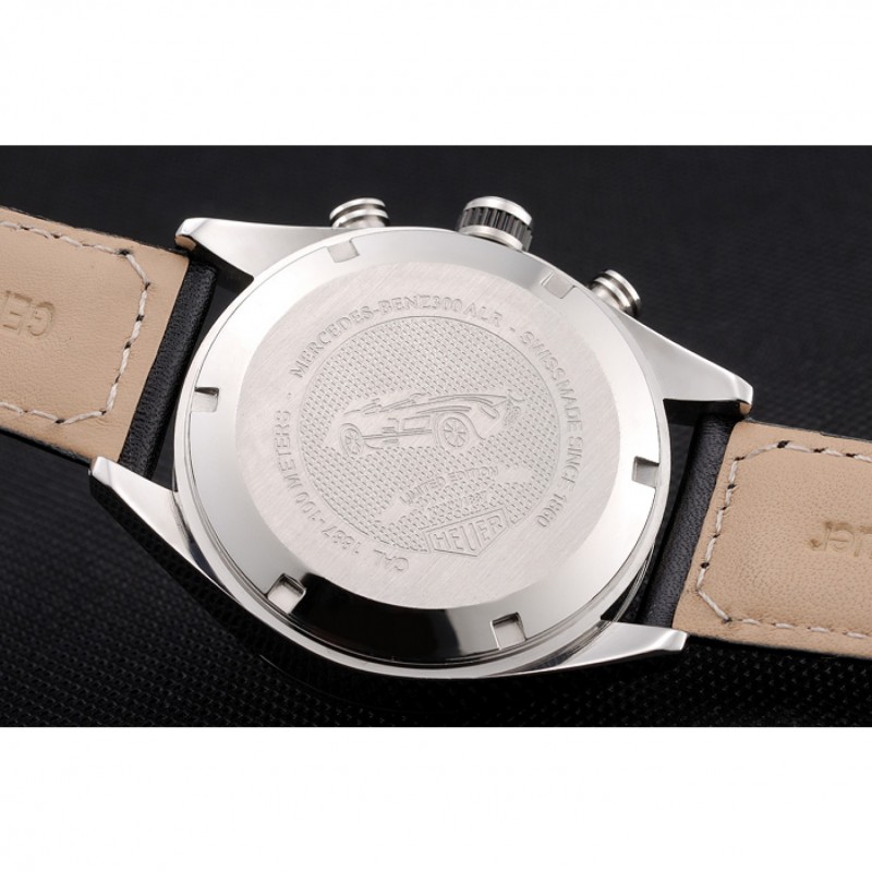 SS Replica Watches Tag Heuer Carrera Calibre 36 Flyback Black 622068-7