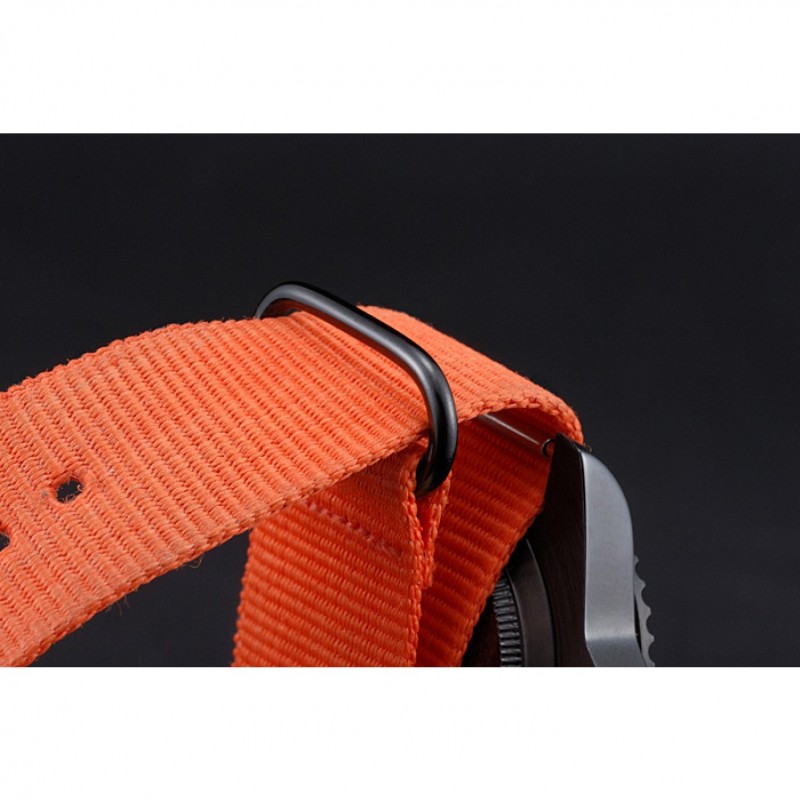 Rolex Stealth Submariner Orange Nylon Strap 622011-6