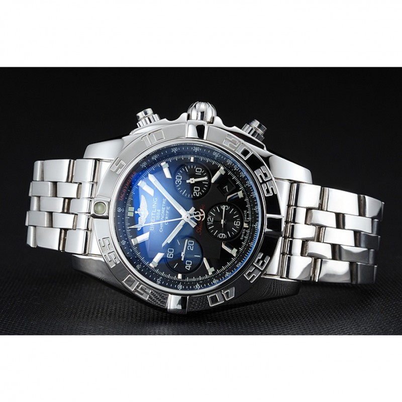 Swiss Breitling Certifie Stainless Steel Bezel Grey Dial 80287-4