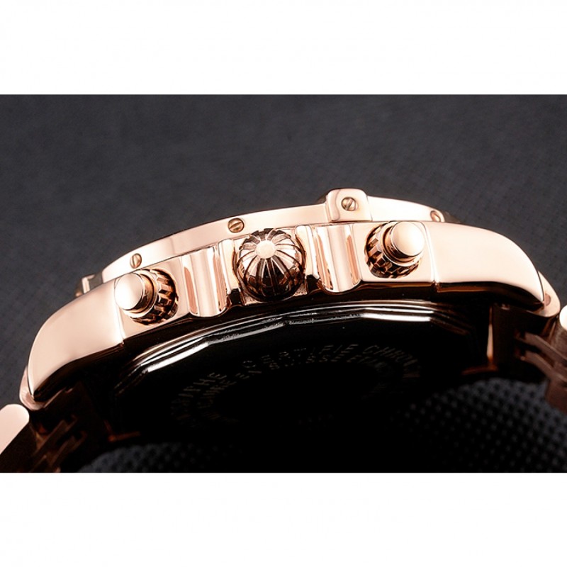 Breitling Chronomat 44 White Dial Rose Gold Bracelet 622518-8