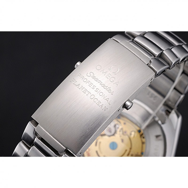 Omega Seamaster GMT White Dial Orange Bezel Stainless Steel Case 622718-5