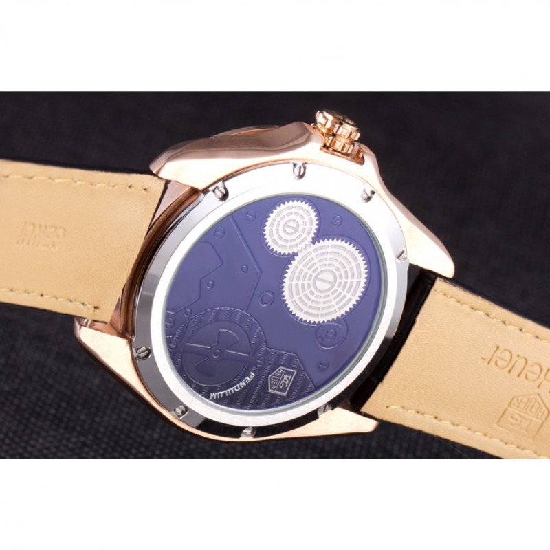 Tag Heuer Carrera Pendulum Black Leather Strap 7919-6