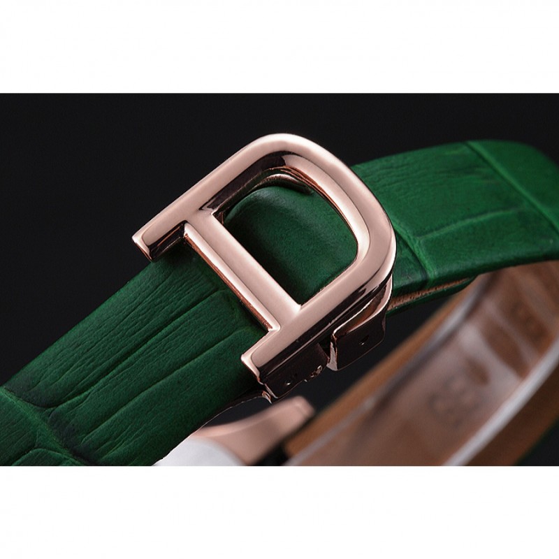 Cartier Santos 100 Diamond Rose Gold Bezel 621912-5